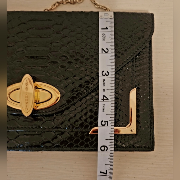 Gianni Bini Clutch Purse with Gold Chain - Picture 9 of 10